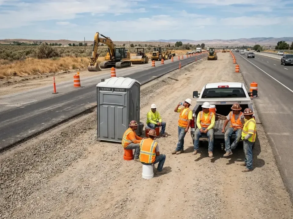 highway-road-construction-crew-007 — frequently asked questions, Porta Potty and Restroom Rentals in Lookout Mountain, TN